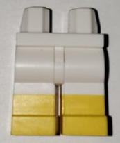 Plaatje in Gallery viewer laden, LEGO® los onderdeel Benen met Motief Wit 970c00pb0575