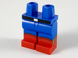 LEGO® los onderdeel Benen met Motief Blauw 970c00pb1045