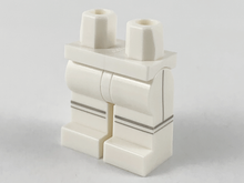 Plaatje in Gallery viewer laden, LEGO® los onderdeel Benen met Motief Wit 970c00pb1157