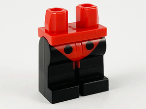 LEGO® los onderdeel Benen met Motief Rood 970c00pb1158