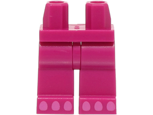 LEGO® los onderdeel Benen met Motief Magenta 970c00pb1329