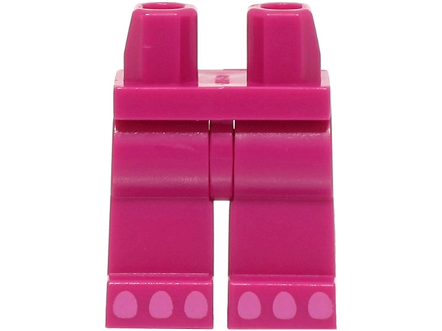 LEGO® los onderdeel Benen met Motief Magenta 970c00pb1329