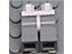 Plaatje in Gallery viewer laden, LEGO® los onderdeel Benen in kleur Wit 970c09