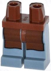 LEGO® onderdeel Benen met Motief Roodachtig Bruin 970c55pb05