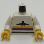 LEGO® los onderdeel Lijf met Motief in kleur Wit 973p16c01