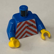 Plaatje in Gallery viewer laden, LEGO® los onderdeel Lijf met Motief in kleur Blauw 973p19c01