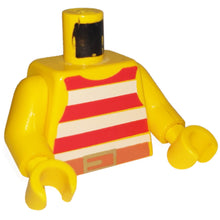 Plaatje in Gallery viewer laden, LEGO® los onderdeel Lijf met Motief in kleur Geel 973p31c01