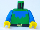 LEGO® los onderdeel Lijf met Motief in kleur Groen 973p49c01