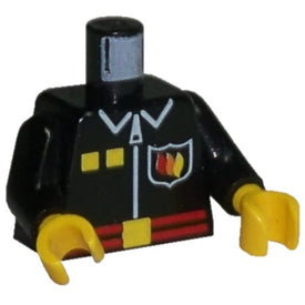LEGO® los onderdeel Lijf met Motief Zwart 973pb0099c01