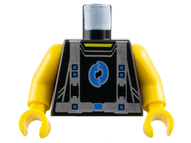 LEGO® los onderdeel Lijf met Motief Zwart 973pb0360c01