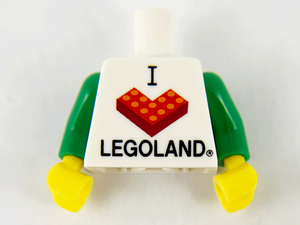 LEGO® los onderdeel Lijf met Motief Wit 973pb1941c01