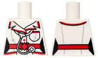 LEGO® los onderdeel Lijf in kleur Wit 973pb2578