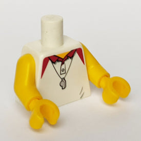 LEGO® los onderdeel Lijf met Motief Wit 973pb2737ac01