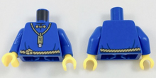 Plaatje in Gallery viewer laden, LEGO® los onderdeel Lijf met Motief Blauw 973pb2905c01