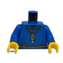 Plaatje in Gallery viewer laden, LEGO® los onderdeel Lijf met Motief Blauw 973pb2905c01