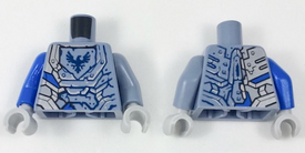 LEGO® los onderdeel Lijf met Motief Zandblauw 973pb2908c01