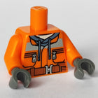 LEGO® los onderdeel Lijf met Motief Oranje 973pb3379c01