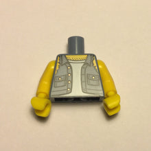 Plaatje in Gallery viewer laden, LEGO® los onderdeel Lijf met Motief Zandblauw 973pb3528c01