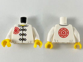 LEGO® los onderdeel Lijf met Motief Wit 973pb3669c01