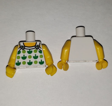 Plaatje in Gallery viewer laden, LEGO® los onderdeel Lijf met Motief Wit 973pb3705c01