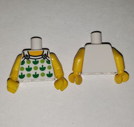 LEGO® los onderdeel Lijf met Motief Wit 973pb3705c01