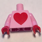 LEGO® los onderdeel Lijf met Motief Fel Roze 973pb3787c01