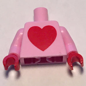 LEGO® los onderdeel Lijf met Motief Fel Roze 973pb3787c01
