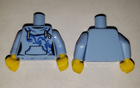 LEGO® Lijf met Motief Helder Lichtblauw 973pb3889c01