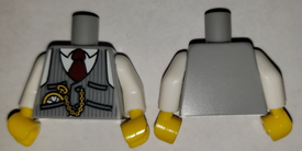 LEGO® Lijf met Motief Licht Blauwachtig Grijs 973pb3891c01