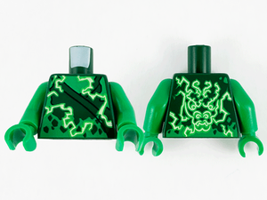LEGO® los onderdeel Lijf met Motief Donkergroen 973pb4058c01