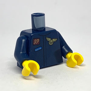 LEGO® los onderdeel Lijf met Motief Donkerblauw 973pb4139c01
