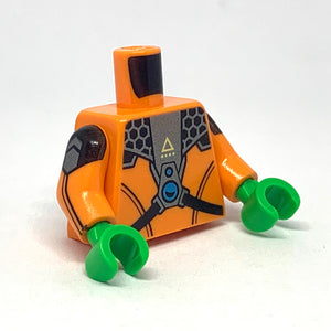 LEGO® los onderdeel Lijf met Motief Oranje 973pb4141c01