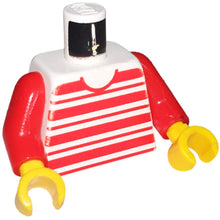 Plaatje in Gallery viewer laden, LEGO® los onderdeel Lijf met Motief in kleur Wit 973px62c01