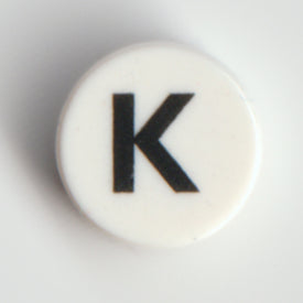 LEGO® los onderdeel Tegel Rond met Motief Wit 98138pb221