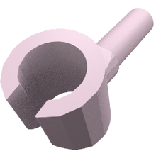 Plaatje in Gallery viewer laden, LEGO® los onderdeel Lijf Accessoire in kleur Fel Roze 983