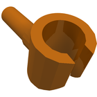 LEGO® los onderdeel Lijf Accessoire Donker Oranje 983