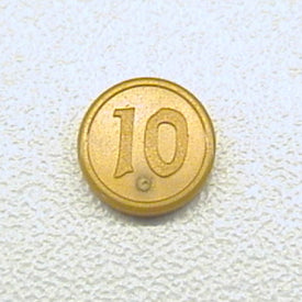 LEGO® los onderdeel Accessoire in kleur Parel Goud bb0302