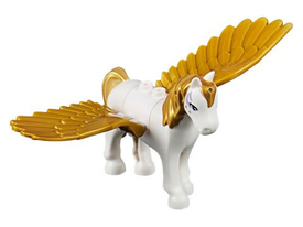 LEGO® los onderdeel Luchtdier in kleur Wit pegasus01