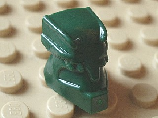 LEGO® los onderdeel Hoofd Aangepast Donkergroen x1816