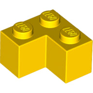 LEGO® los onderdeel Steen in kleur Geel 2357