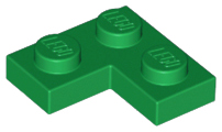 LEGO® los onderdeel Plaat Algemeen in kleur Groen 2420