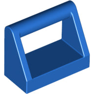 LEGO® los onderdeel Tegel Aangepast in kleur Blauw 2432