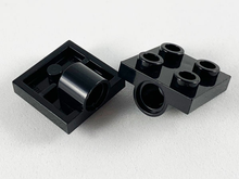 Plaatje in Gallery viewer laden, LEGO® los onderdeel Plaat Aangepast in kleur Zwart 2444