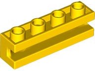 LEGO® los onderdeel Steen Aangepast in kleur Geel 2653