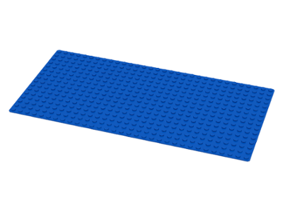 LEGO® los onderdeel Grondplaat in kleur Blauw 3857