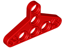 LEGO® los onderdeel Technische Hefbalk in kleur Rood 2905
