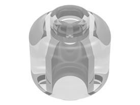 LEGO® los onderdeel Hoofd in kleur Doorzichtig 3626b