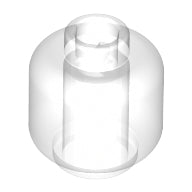 Plaatje in Gallery viewer laden, LEGO® los onderdeel Hoofd in kleur Doorzichtig 3626b