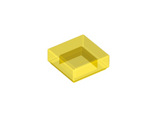 Plaatje in Gallery viewer laden, LEGO® los onderdeel Tegel Algemeen Doorzichtig Geel 3070b