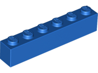 LEGO® los onderdeel Steen in kleur Blauw 3009